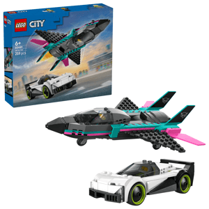 Lego City Jet and Car Chase Set